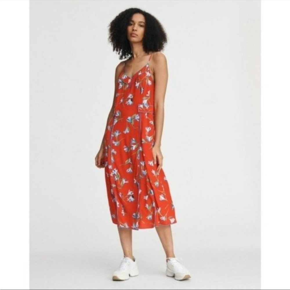 NWT Rag & Bone Hugo Tank Dress Red Floral
Midi Dress